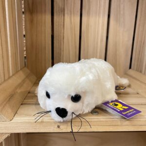Ravensden White Seal Recycled Soft Toy